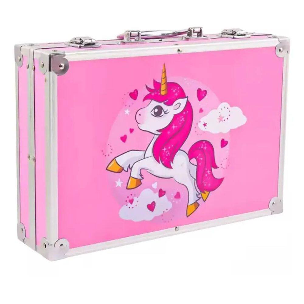 Maleta De Pintura Estojo Infantil Kit Escolar 145 Peças Kids
