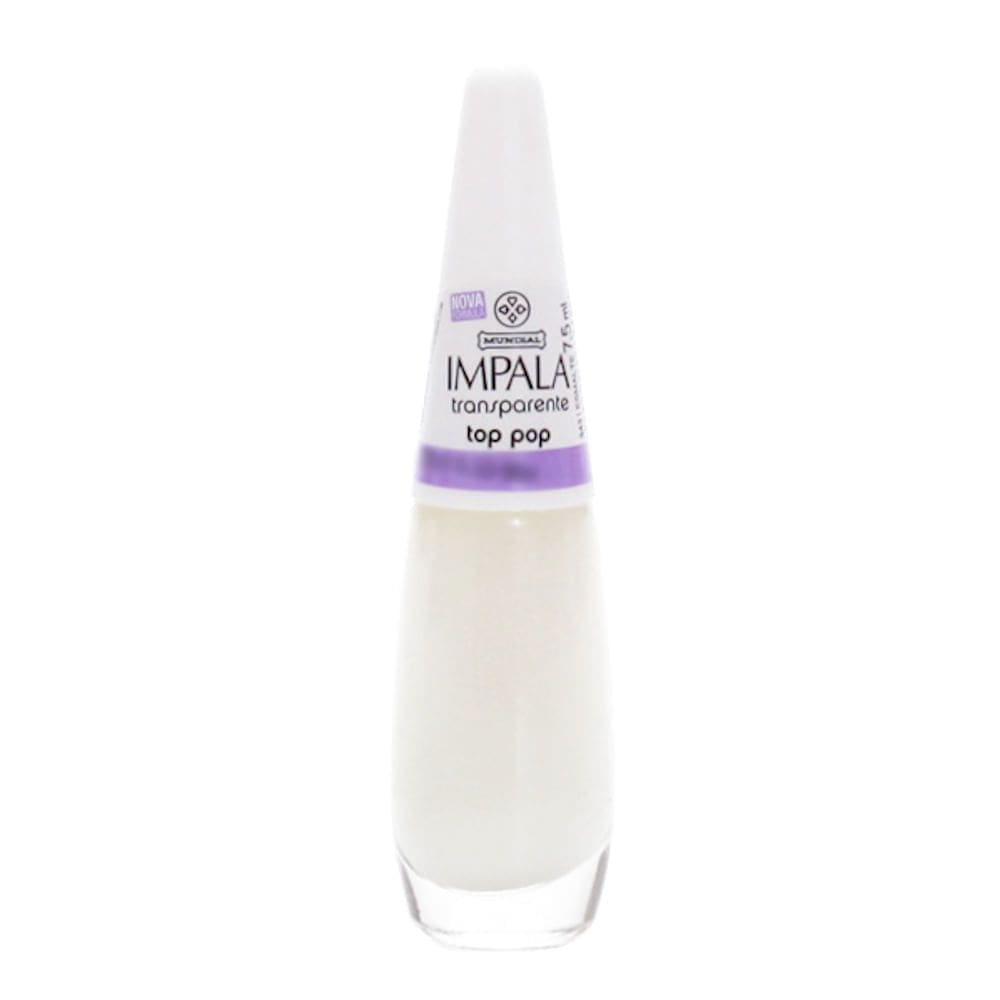 Esmalte Impala Cor Top Pop Transparente com 7,5ml
