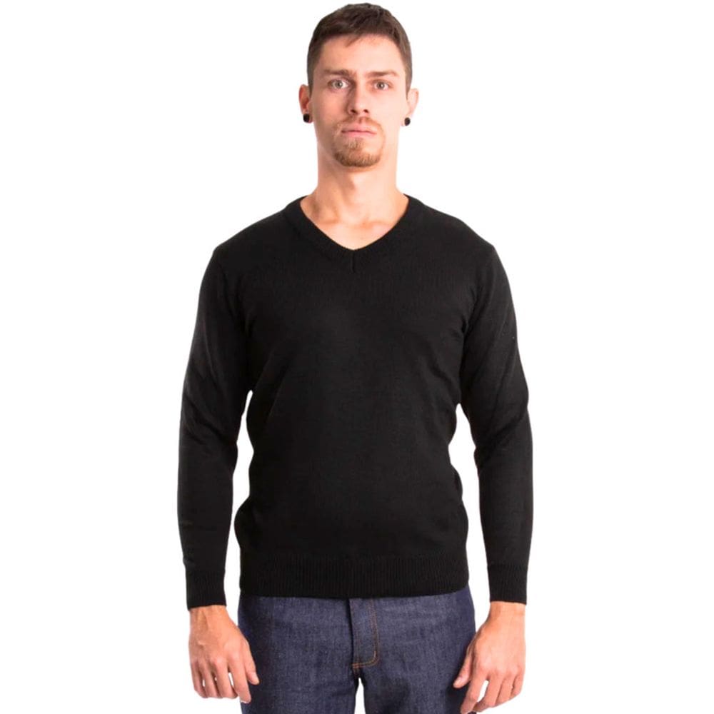 Suéter  Gola V em Tricot