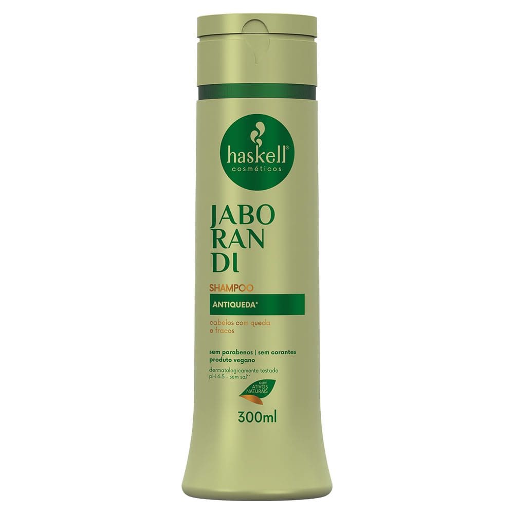 Shampoo Haskell Jaborandi Sem Sal com 300ml