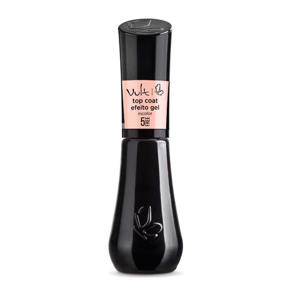 Top Coat Vult 5Free Efeito Gel Incolor com 8ml