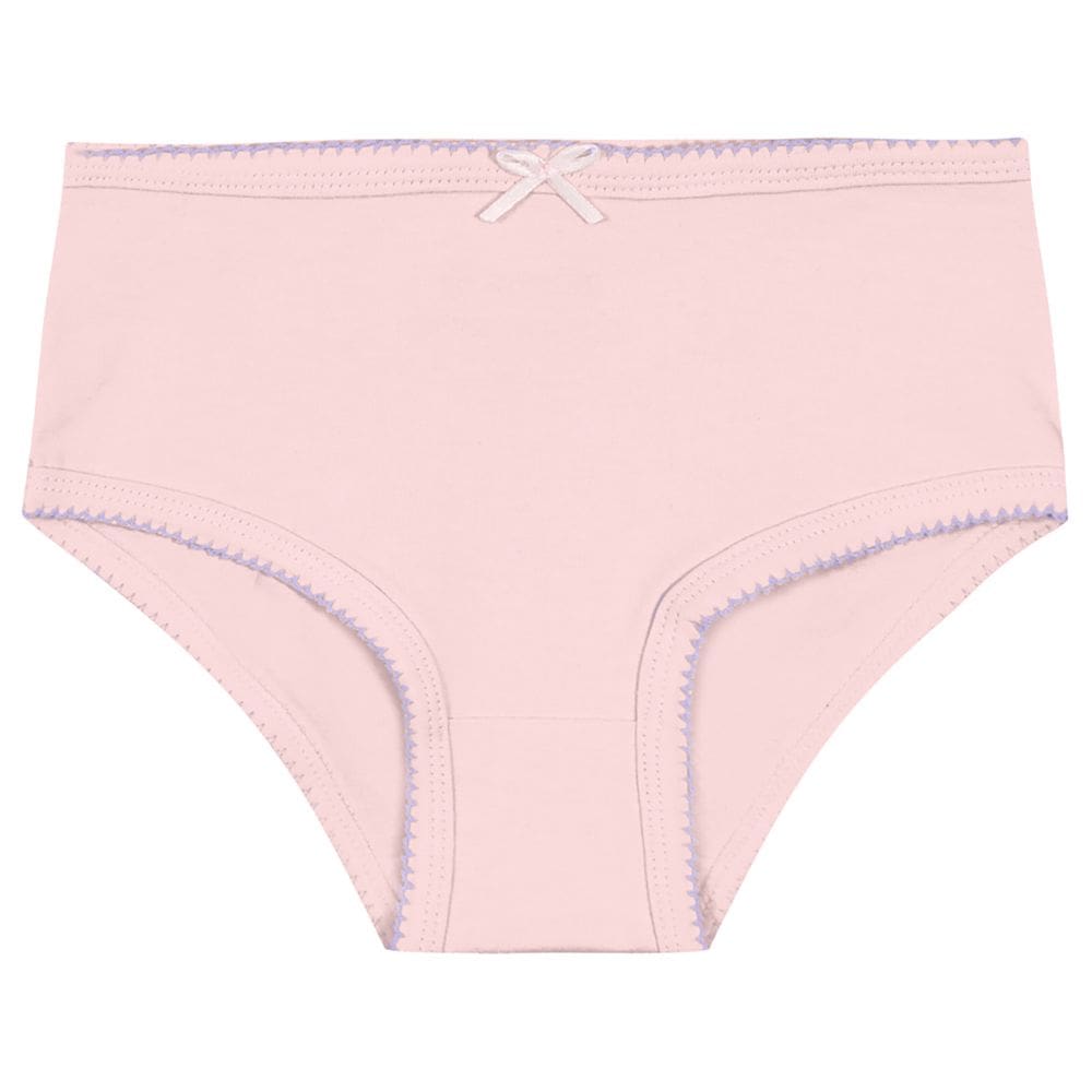 Calcinha Em Cotton Infantil Menina Rosa Brandili