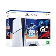 Console PlayStation®5 Slim Disk- Pacote ASTRO  BOT e Gran Turismo 7 - PS5
