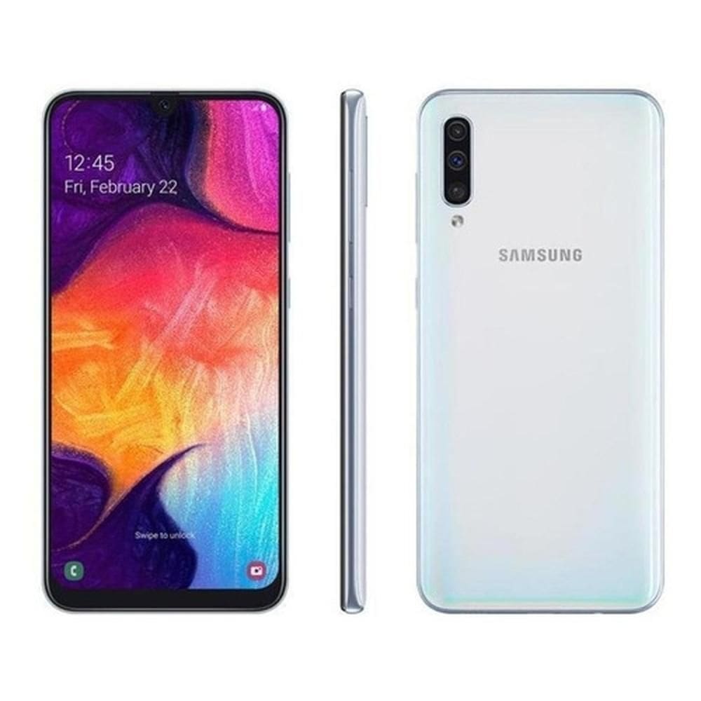 Usado: Samsung A50 128 GB Branco - Bom