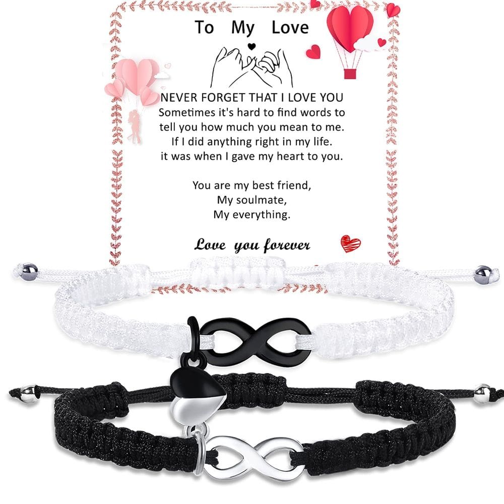 Pulseiras Miss Chipmunk Infinity Rope para casais