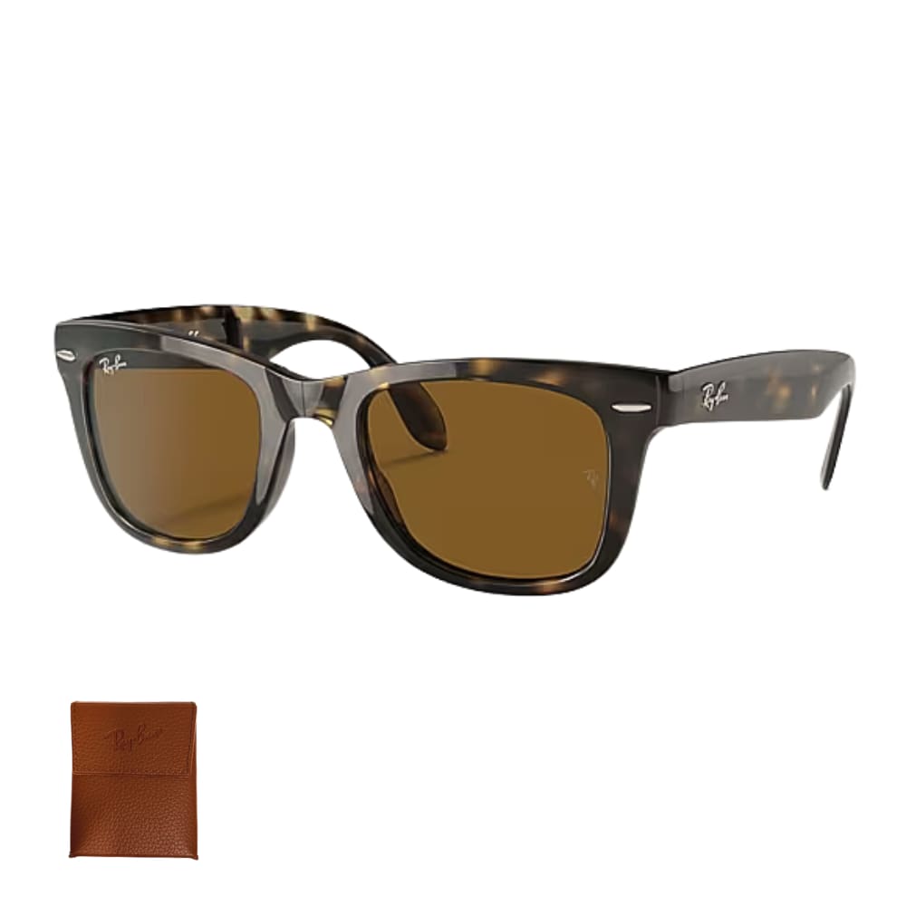Óculos De Sol Ray Ban Dobrável Wayfarer Folding Classic RB4105 Tamanho 50