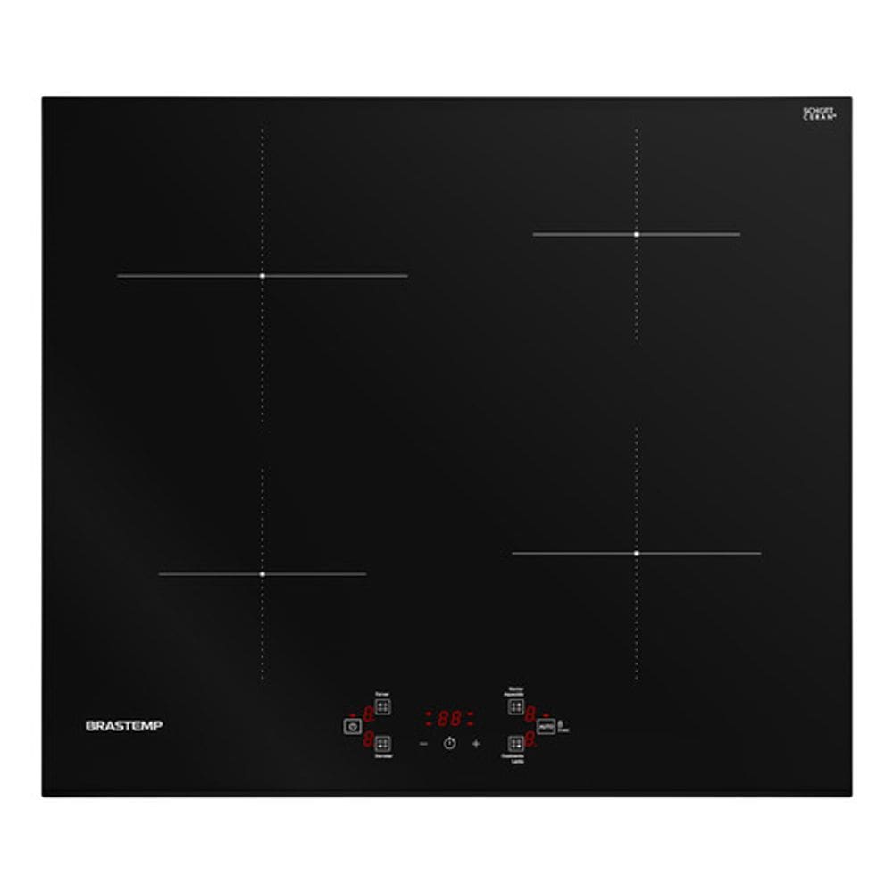 Cooktop De Inducao 4 Bocas 7200w 220v Brastemp Bdj60be
