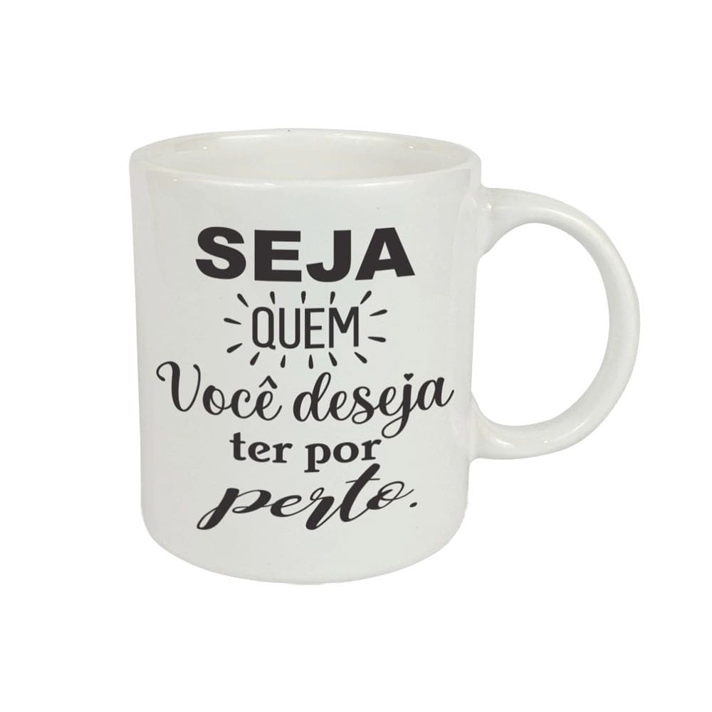 Caneca Cerâmica Regina Frases Motivacionais 320ml - Item Variado