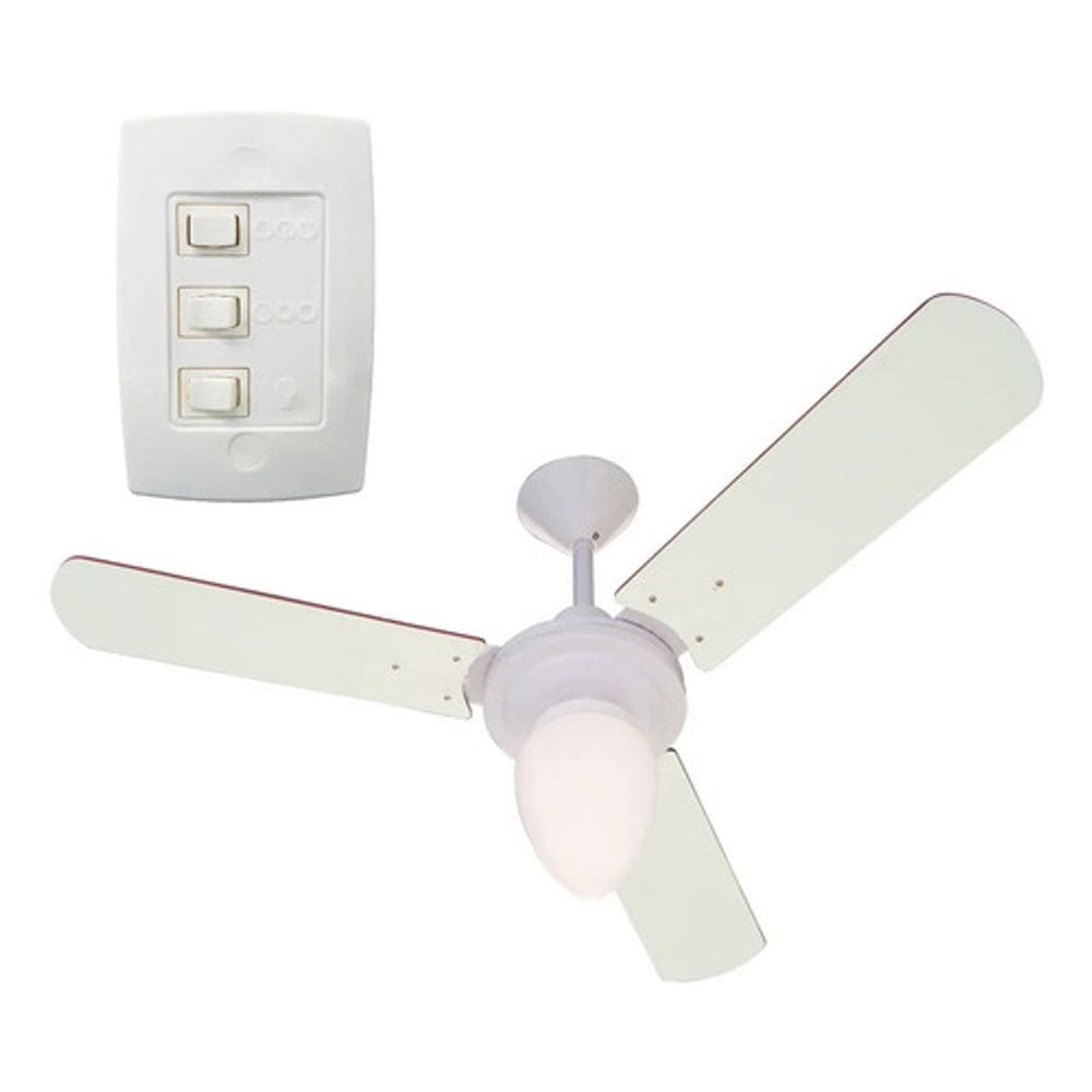 Ventilador De Teto Branco 127v 130w 92cm Aliseu Iceberg