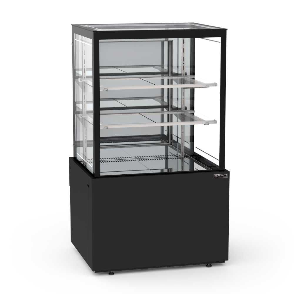 Vitrine Refrigerada 75 cm 2 Prateleiras Titanium Premium Preto VTPRR750 2P 220V - Refrimate