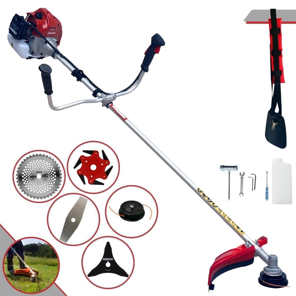 Roçadeira Multifuncional Kawashima BCJ521-L À Gasolina Motor 2T 52cc 2,5HP 10.000rpm Ideal Para Todos os Tipos de Trabalhos Com 5 Opções de Cortes