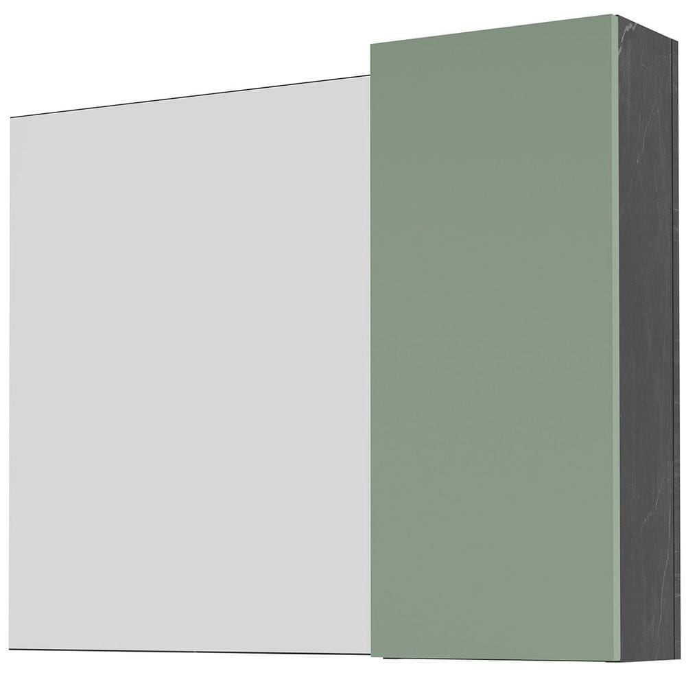 Espelheira para Banheiro 80 cm com 1 Porta Marina