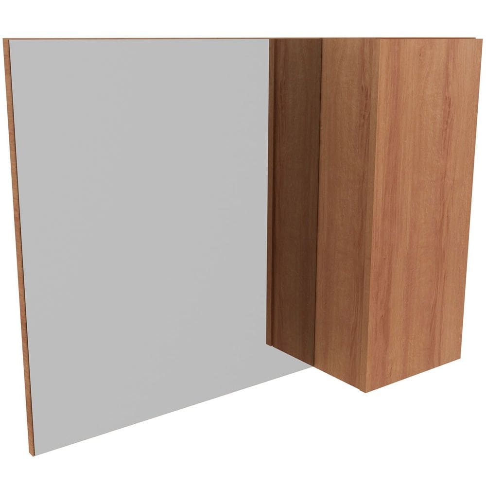 Espelheira para Banheiro 80 cm com 1 Porta Marina