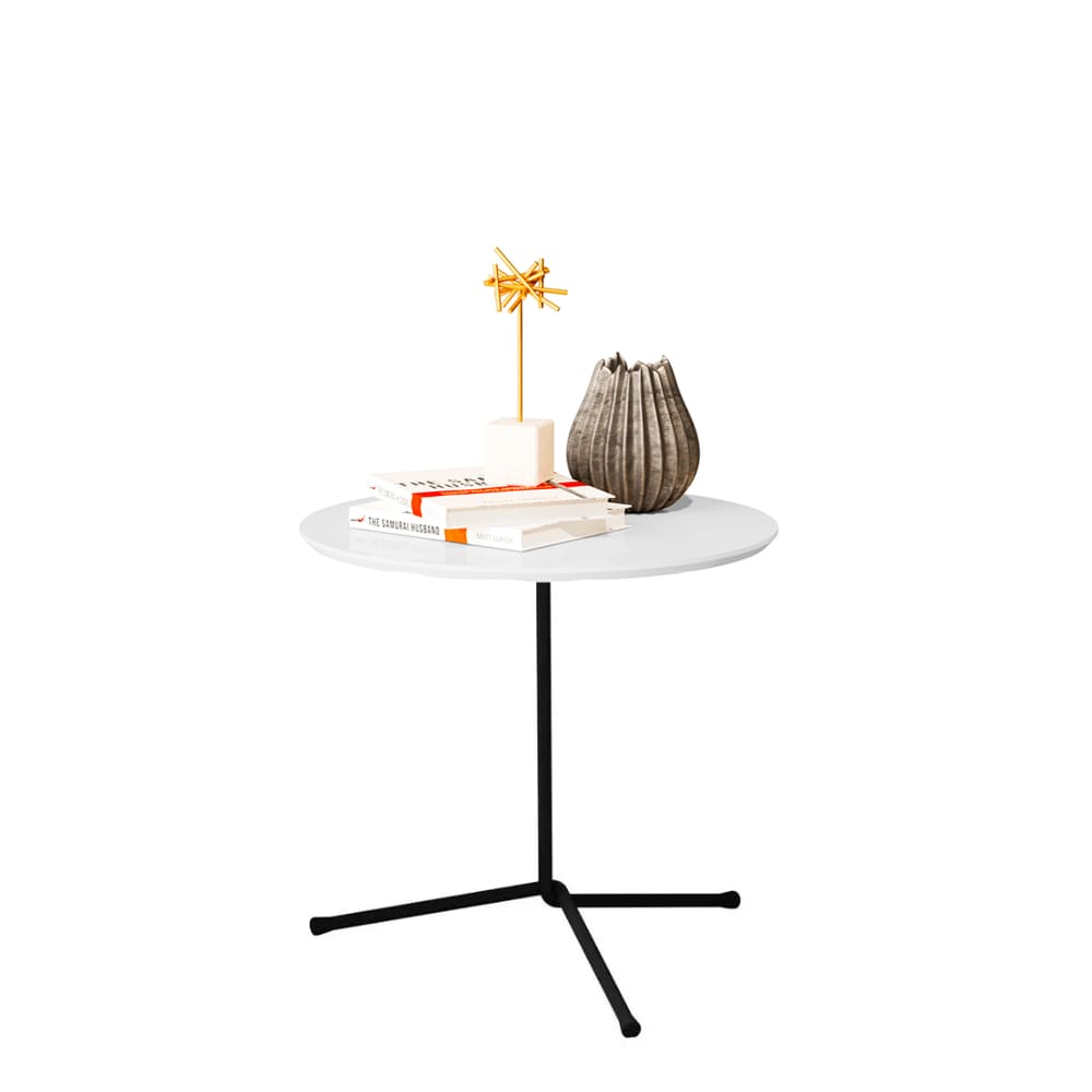 Mesa de Centro Veneza 40 cm - Branco