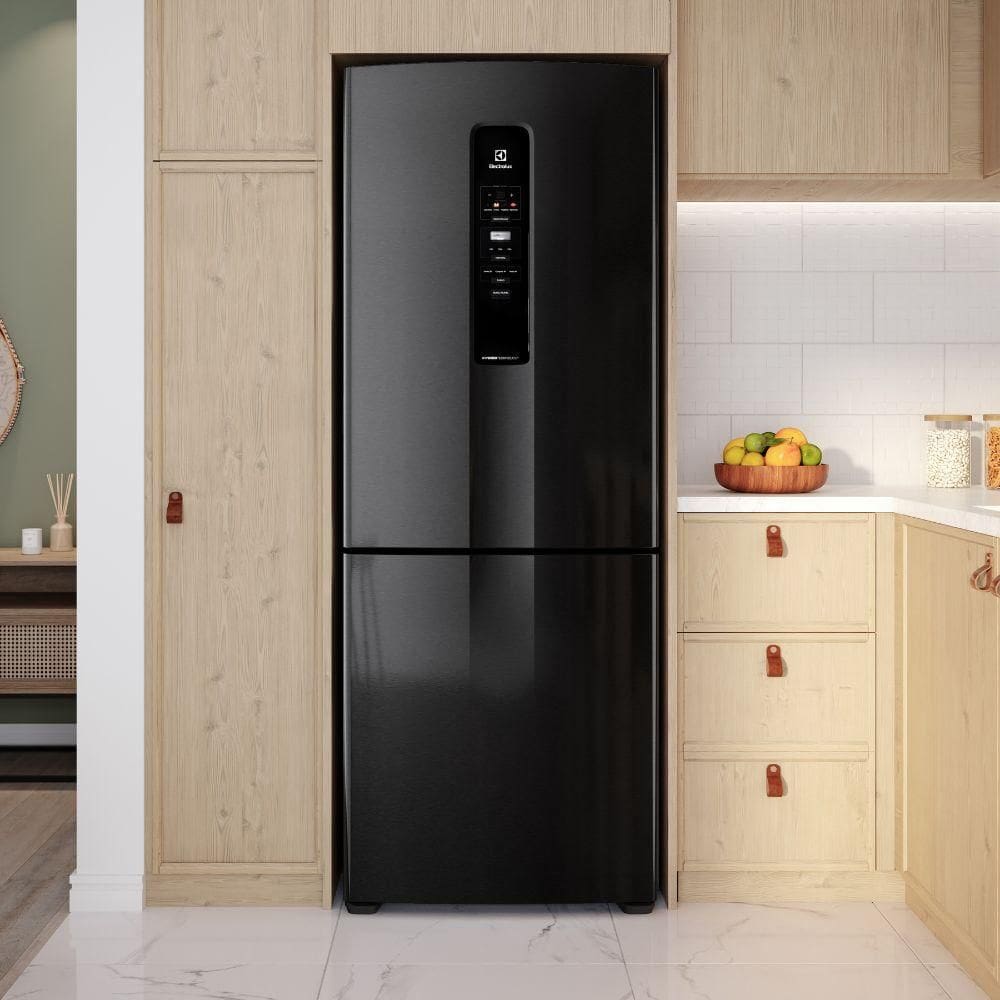 Geladeira Electrolux Inverter Frost Free Inverse 490L IB54B Preta
