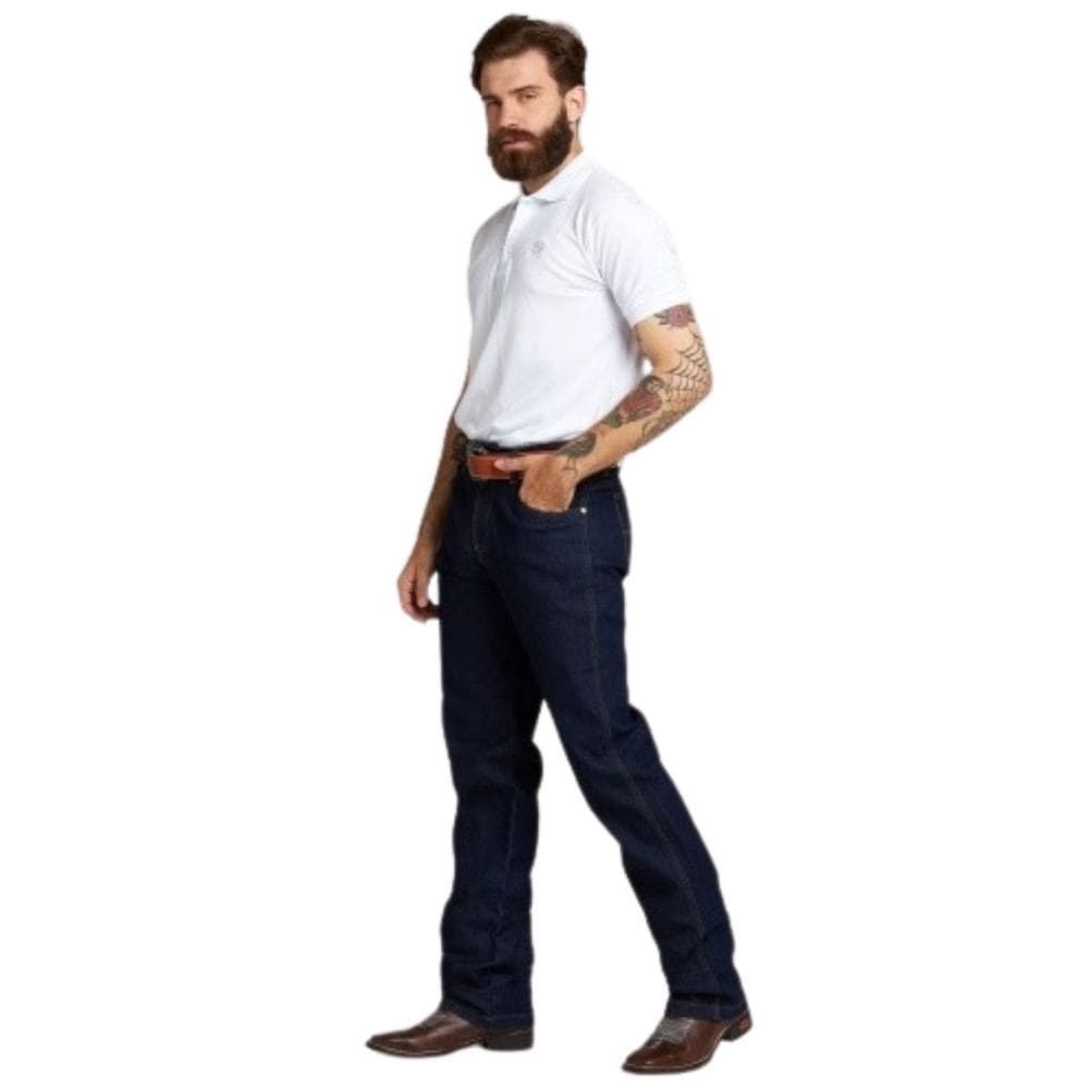 Calça Jeans Masculina Reta Pura Raça