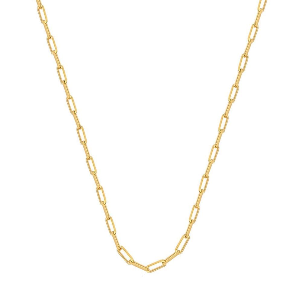 Corrente Masculina Cartier 60 Cm Elo Maior Folheado Em Ouro