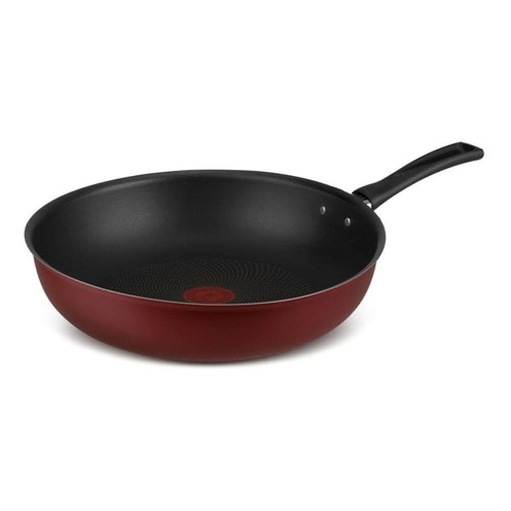Frigideira Funda 28Cm Antiaderente Rochedo - Vermelho