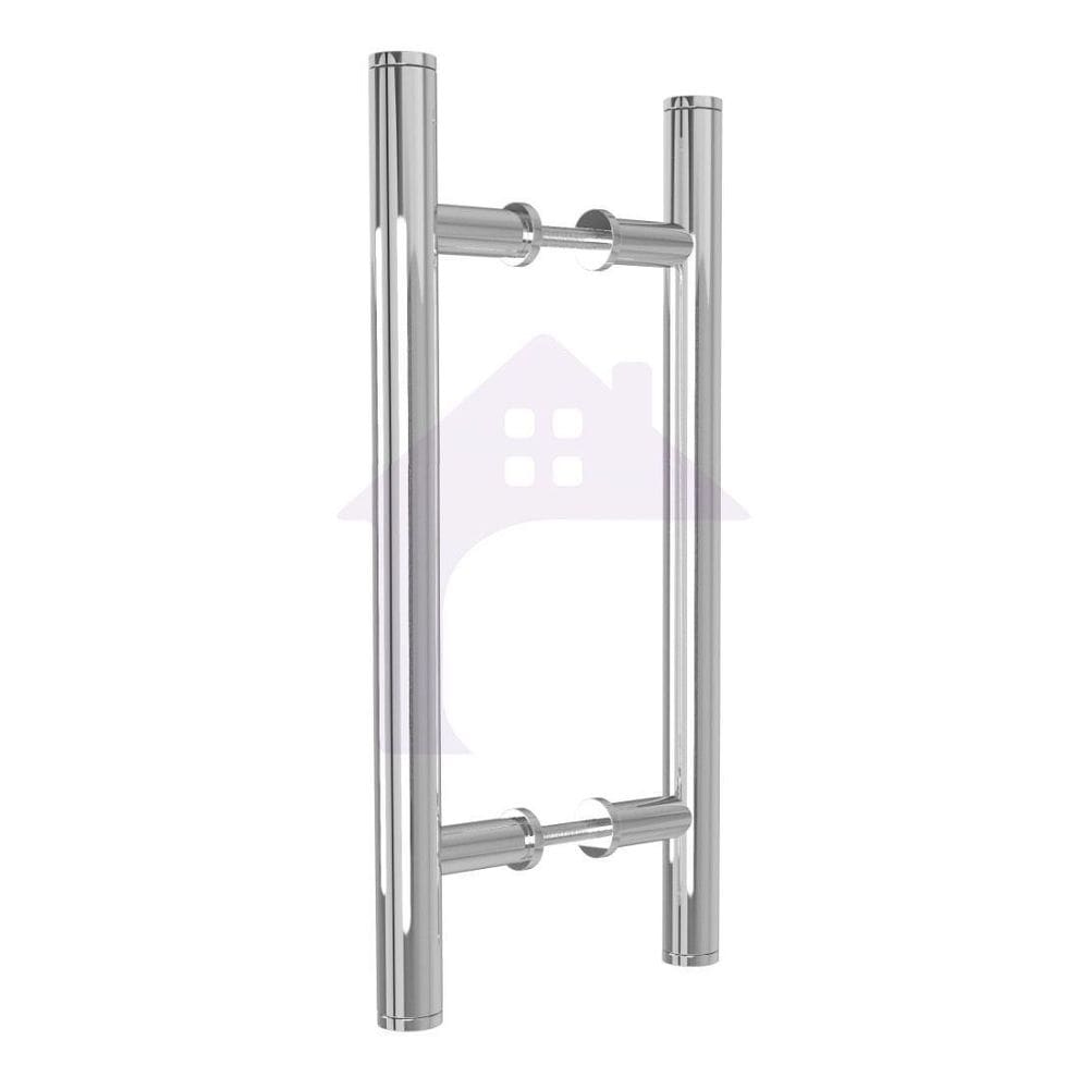 Puxador Porta Tubular Madeira Ou Vidro Pivotante 60 Cm Inox