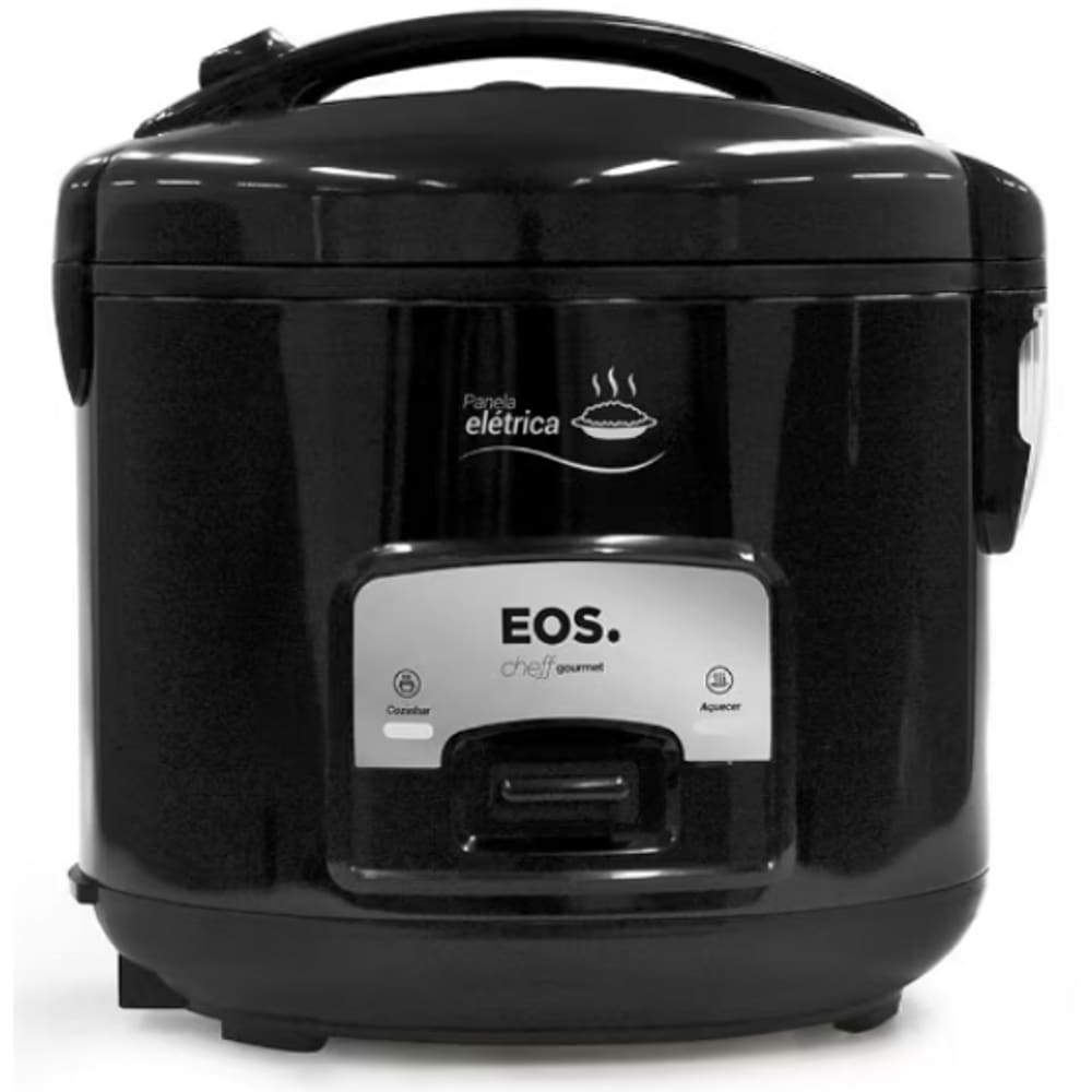 PANELA ELETRICA DE ARROZ EOS 700W 1,8L FAZ 10 XICARAS Preto 220V