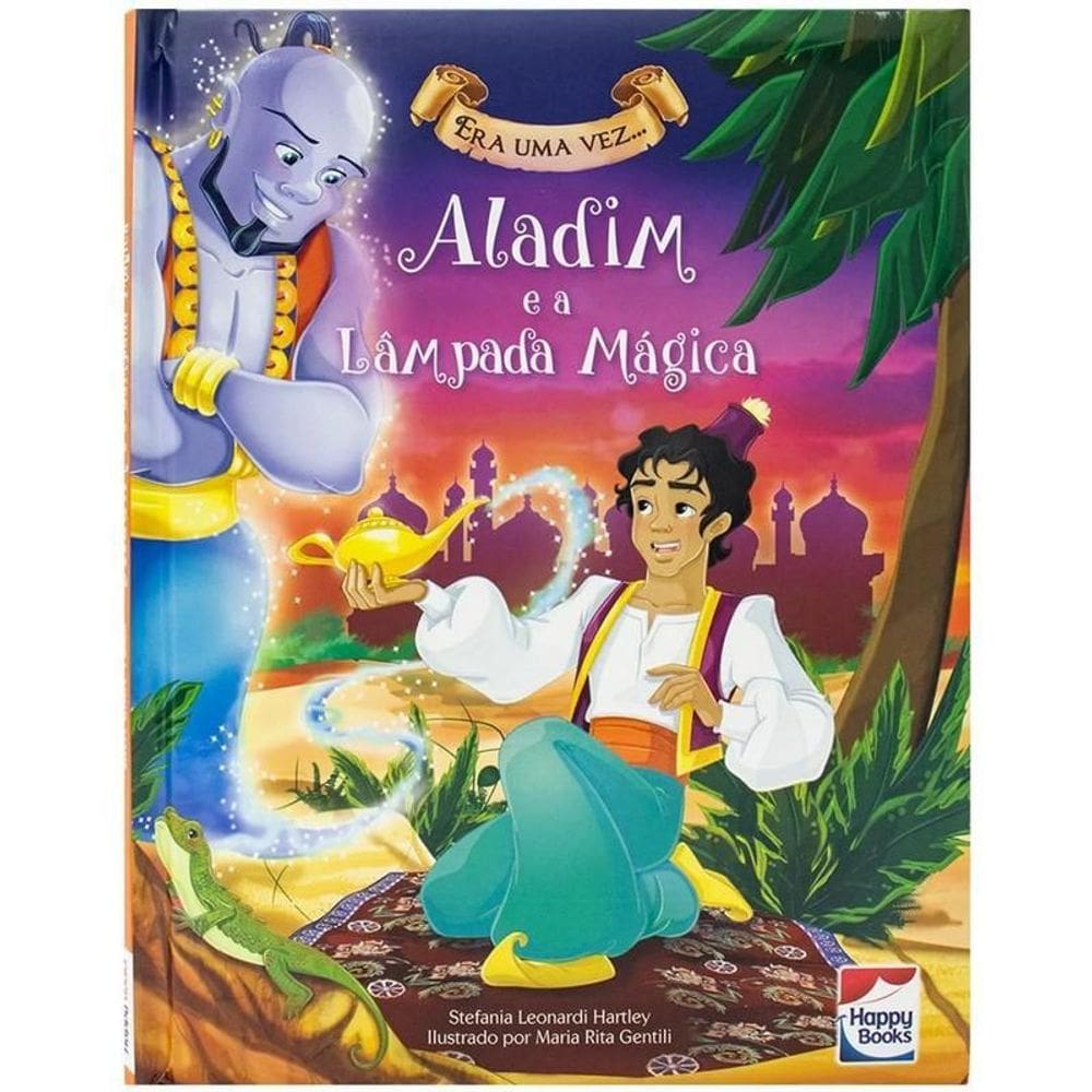 Livro Era Uma Vez... Aladim E A Lâmpada Mágica - Happy Books