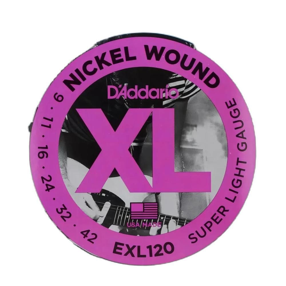 Encordoamento Aço para Guitarra - D`ADDARIO - EXL120 009