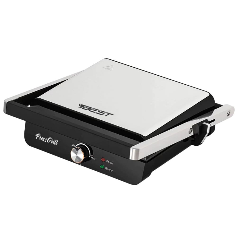 Sanduicheira Grill 1200W Best Antiaderente Preto Inox 127V