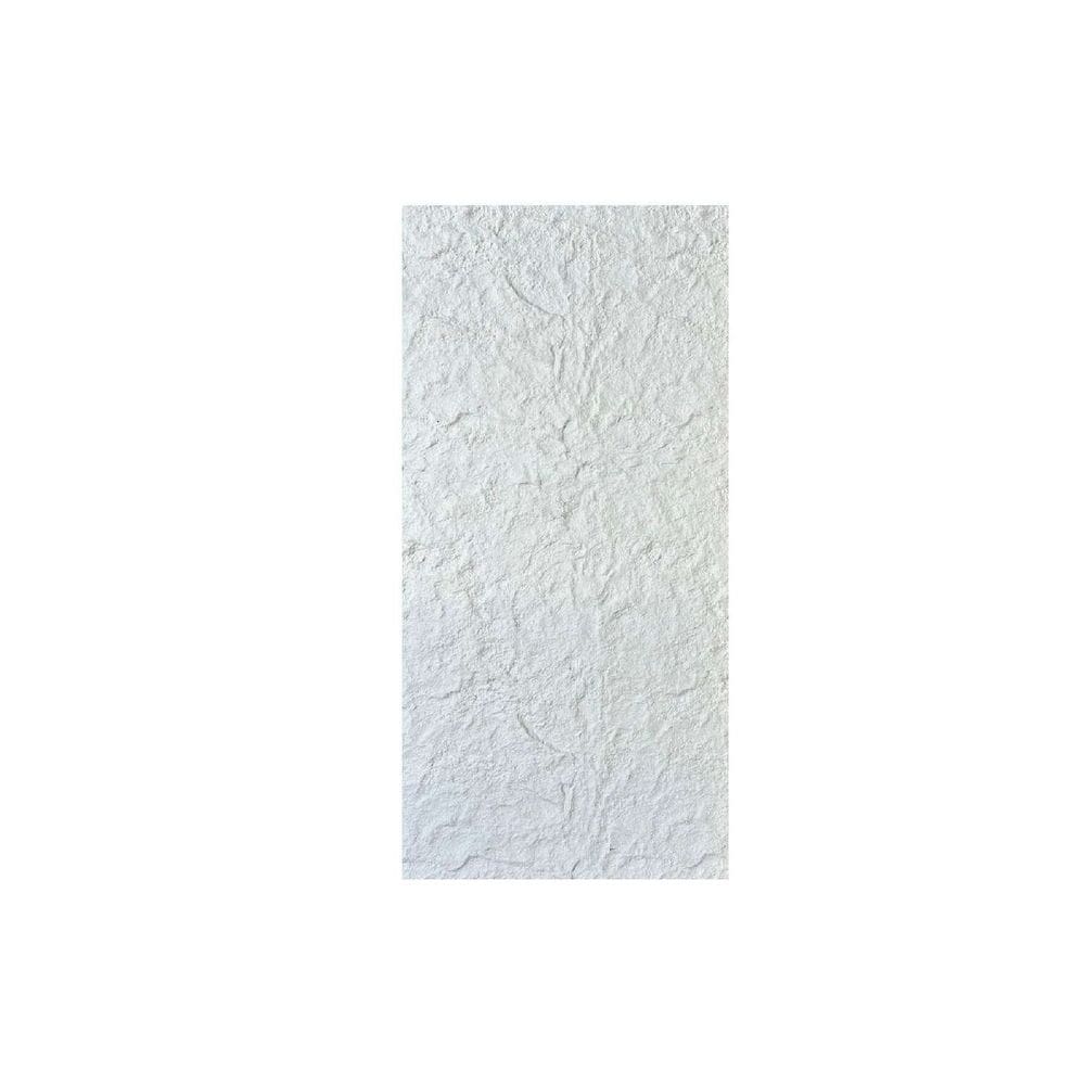 Revestimento Pedra Leve Semi-flexível Decorativa 120cm X 60cm 3mm de Espessura Branco