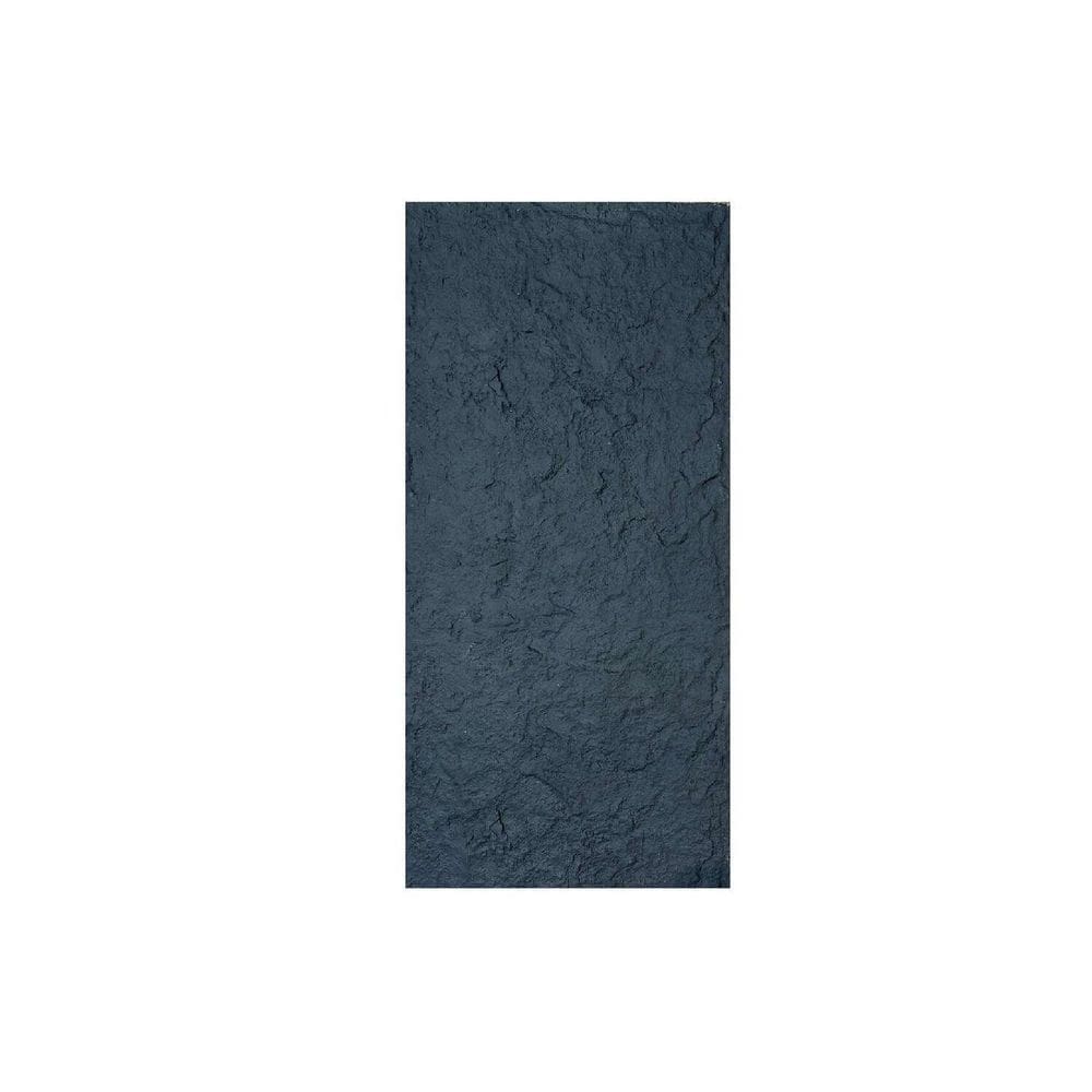 Revestimento Pedra Leve Semi-flexível Decorativa 120cm X 60cm 3mm de Espessura Preto