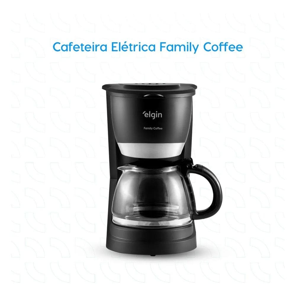 Cafeteira Elétrica 30 Xícaras Elgin Family Coffee Preta 127V