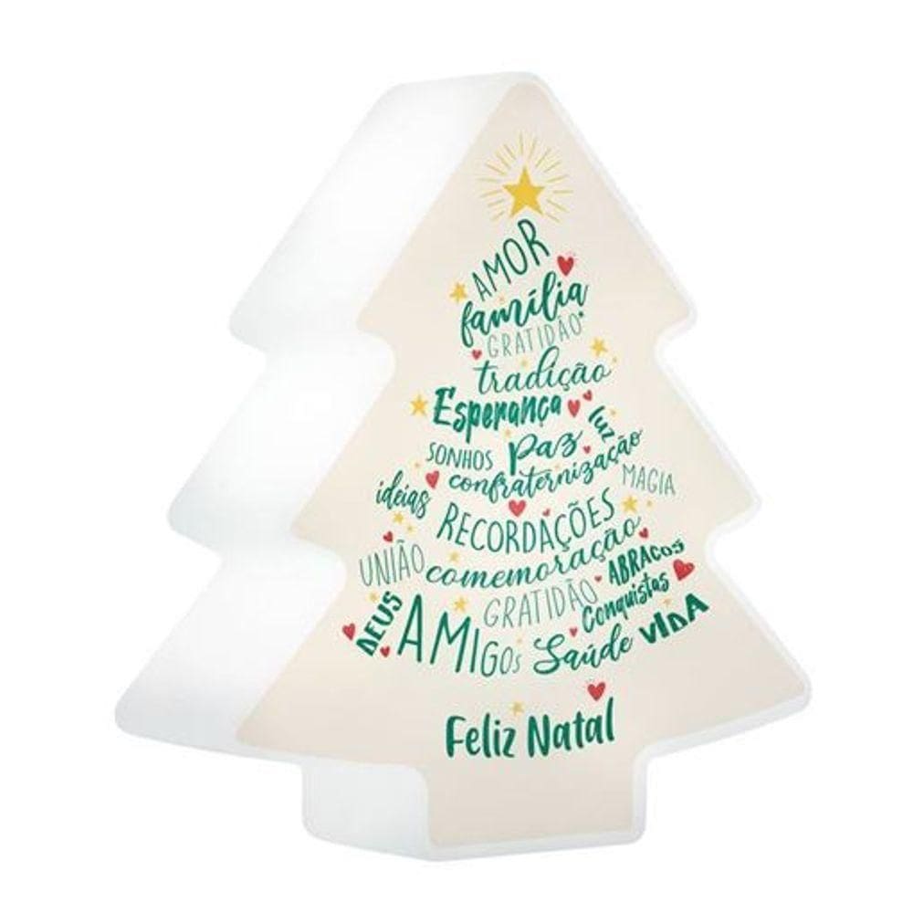 Árvore Mágica De Luzes - Decoração Natalina Com Mensagens De Inspiração