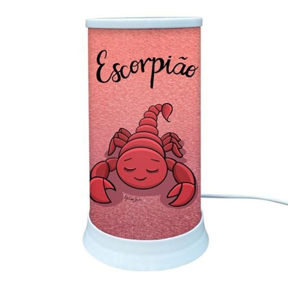 Abajur De Mesa Astrológico Signo Escorpião