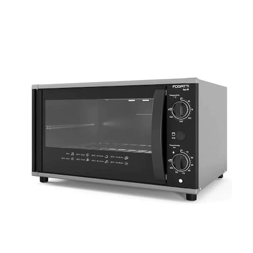 imagem-Forno Elétrico De Bancada Top 48 Com Função Grill, Timer e Luz Interna 48 Litros Fogatti - 110V