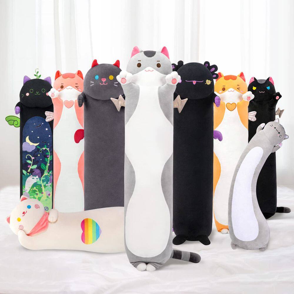 Almofada Mewaii Long Body Cat, 36 cm, bicho de pelúcia