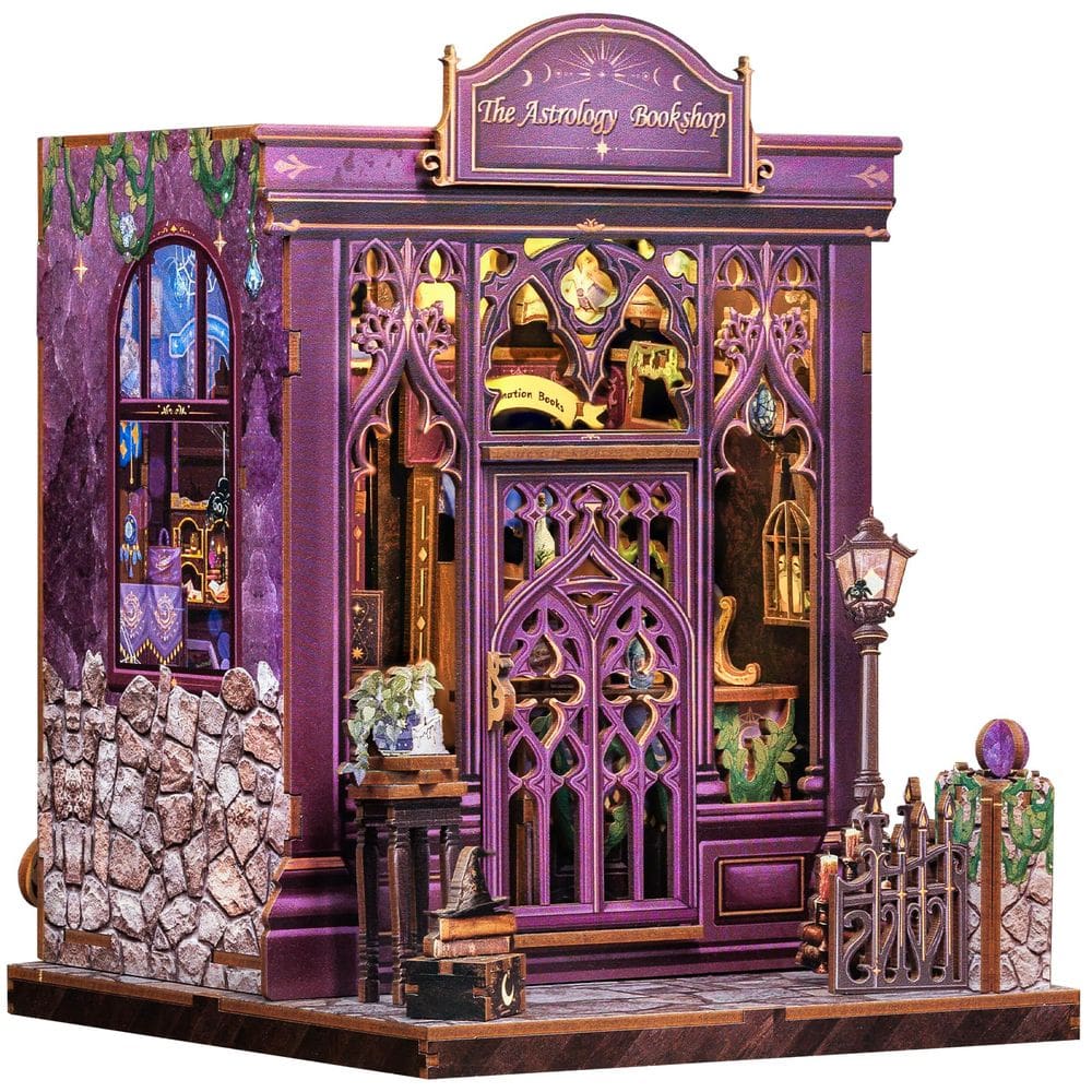 Kit de casa em miniatura DIY Fsolis Book Nook Kit The Astrology