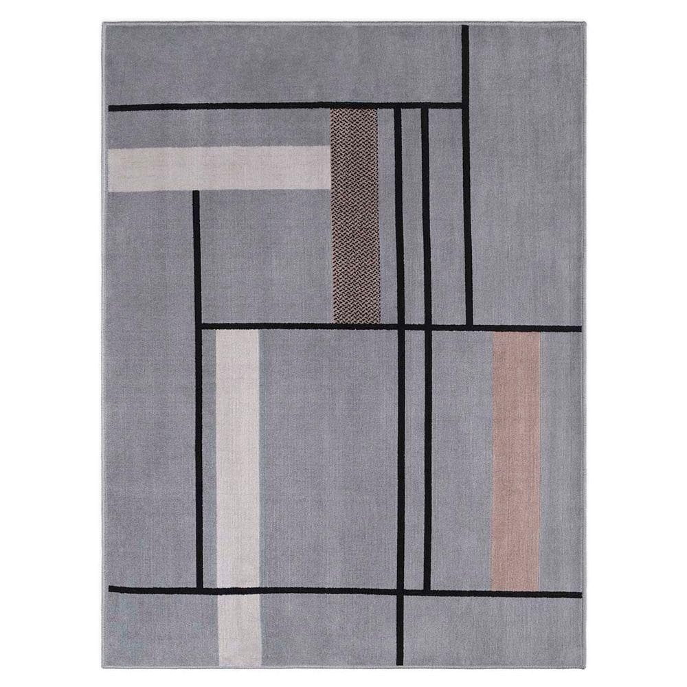 Tapete Sala Renaissance Napier 52 Grafite 2,00x3,00m