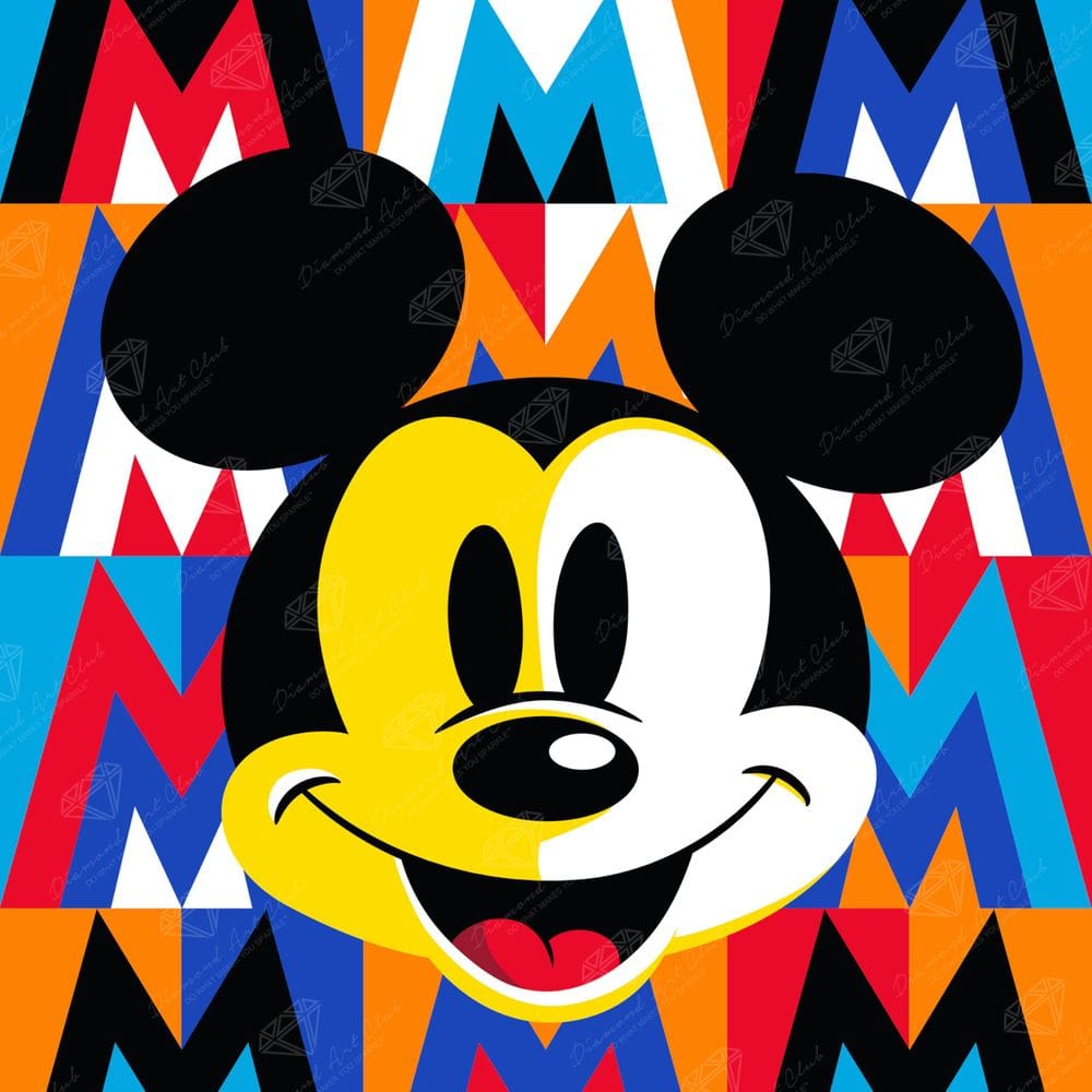 Kit de pintura Diamond Art Deco Mickey Diamond do Diamond Art Club 33 cm