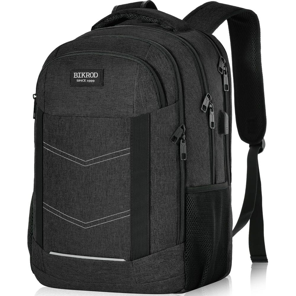 Mochila BIKROD Travel Laptop 15,6" com porta de carregamento USB preta