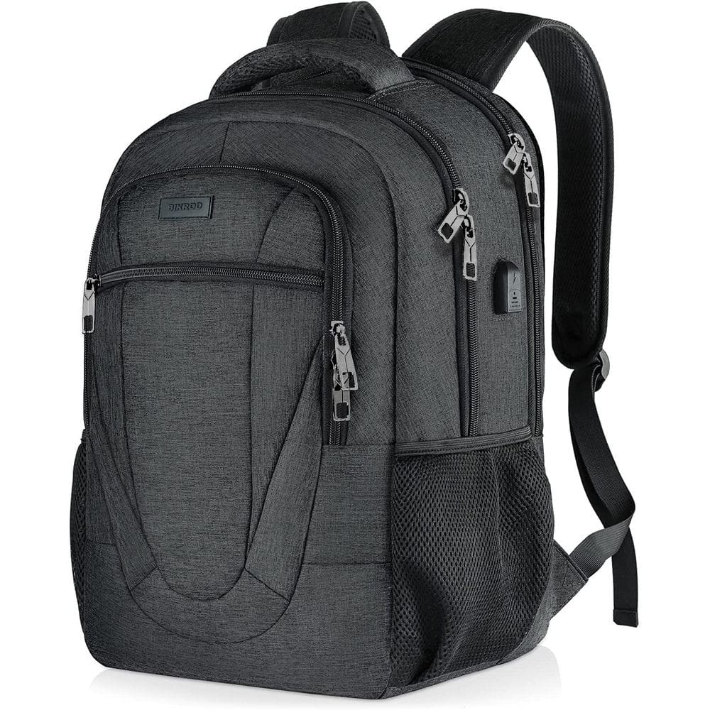 Mochila de viagem para laptop BIKROD 45L extra grande 18,4&quot; preta