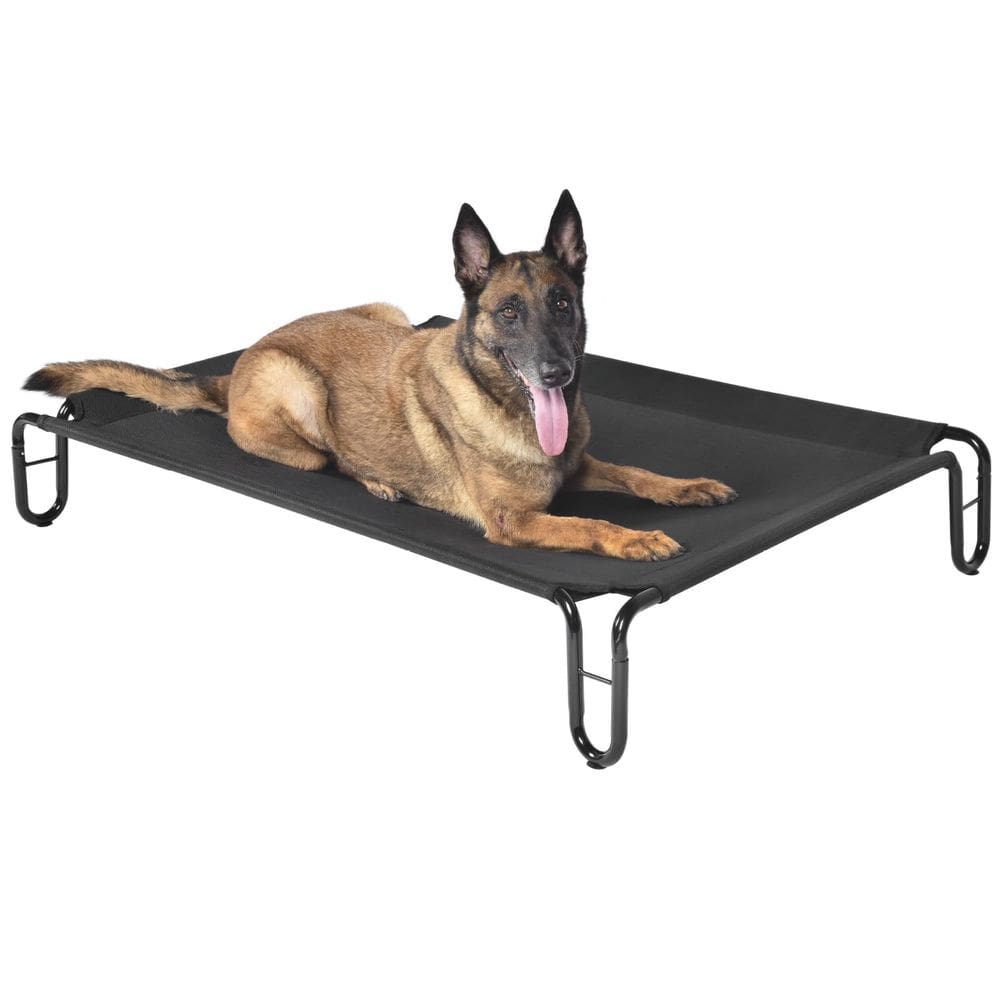 Cama elevada para cães ao ar livre para animais de estimação para cães grandes de até 30 kg