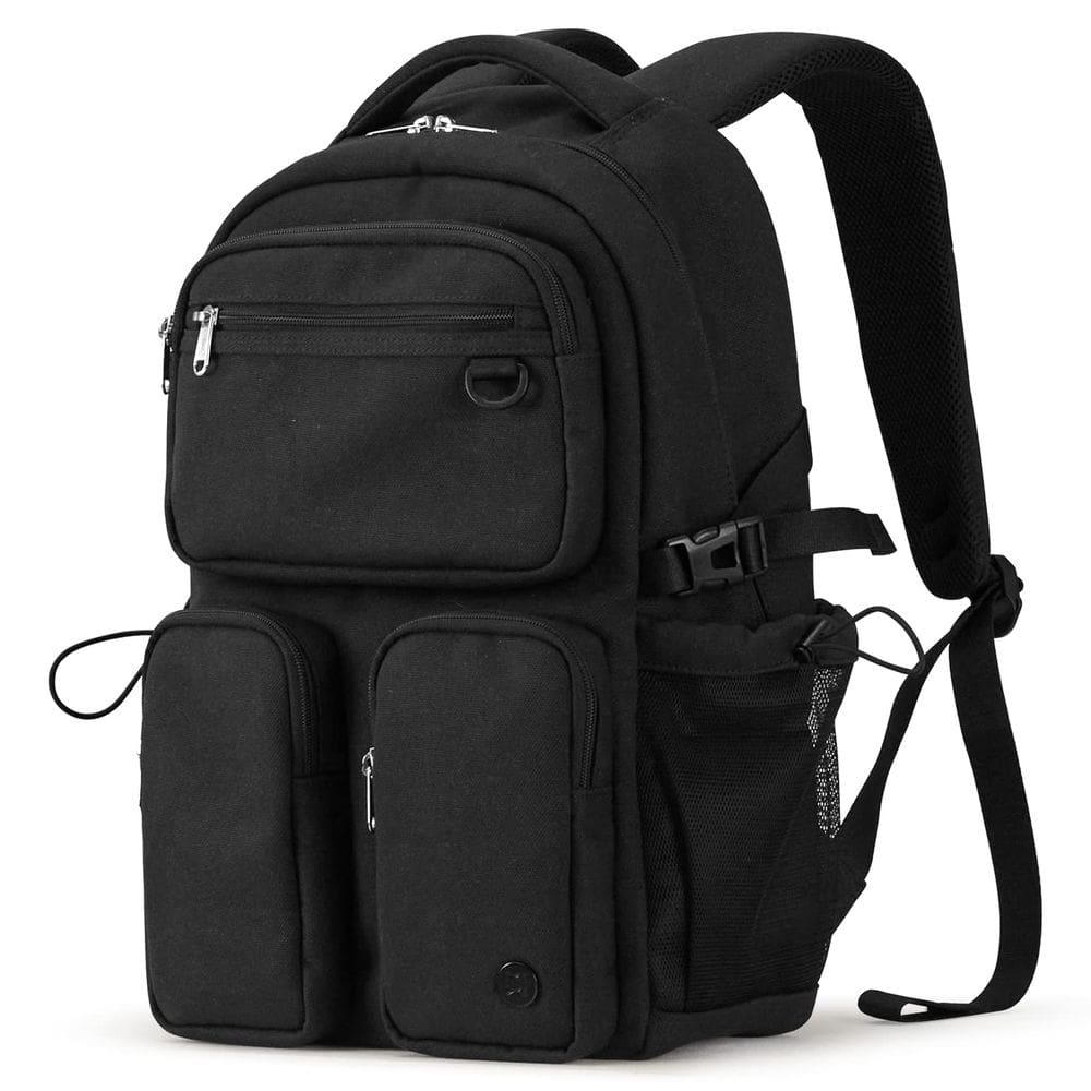 Mochila mixi Travel Laptop 15,6” resistente à água preta