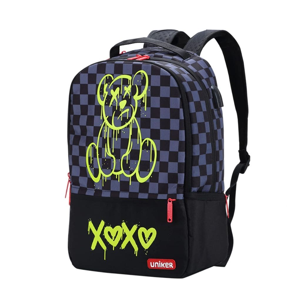 Mochila UNIKER Laptop 15,6" com porta USB Graffiti Design
