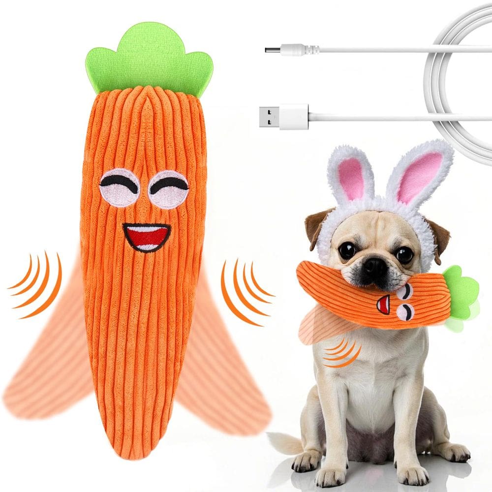 Brinquedo interativo para cães Mity rain Easter Carrot para cães