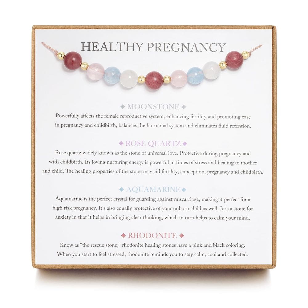 Pulseira LOVEMY Healthy Pregnancy & Delivery Moonstone