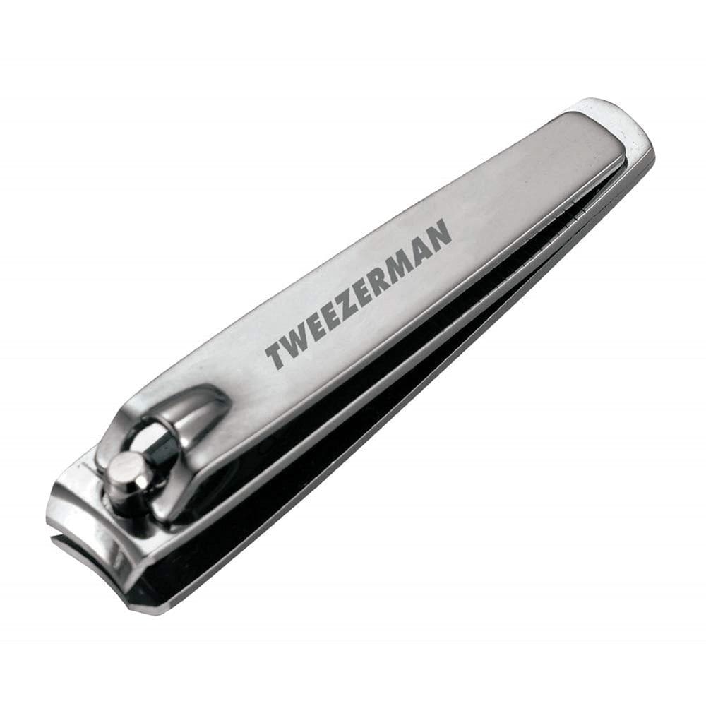 Fingernail Clipper Tweezerman em aço inoxidável para mulheres/homens