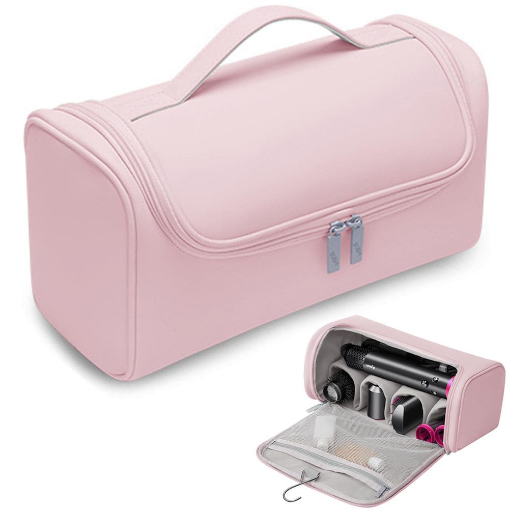 Mala de viagem Linpr compatível com Dyson Airwrap Styler Pink