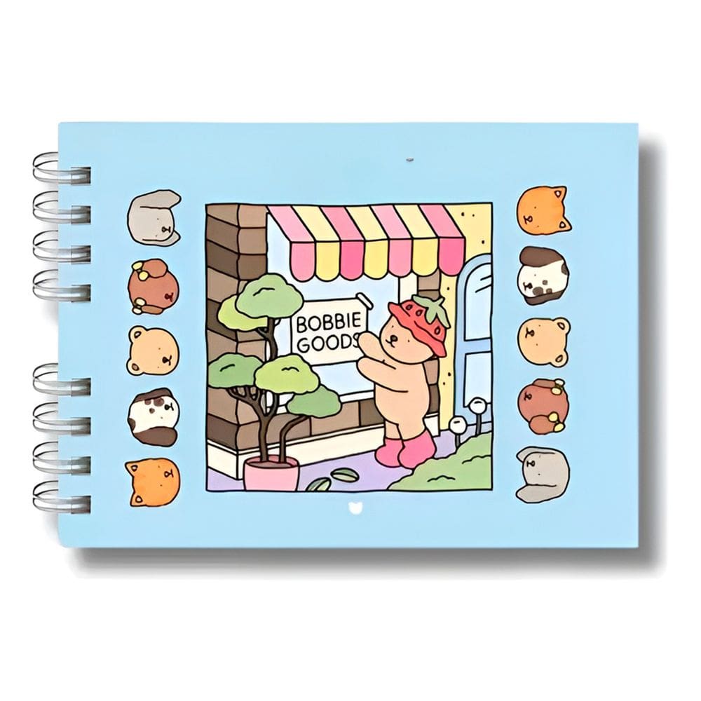 Livrinho de Colorir Capa Dura Bobbie Goods 50 pg Azul