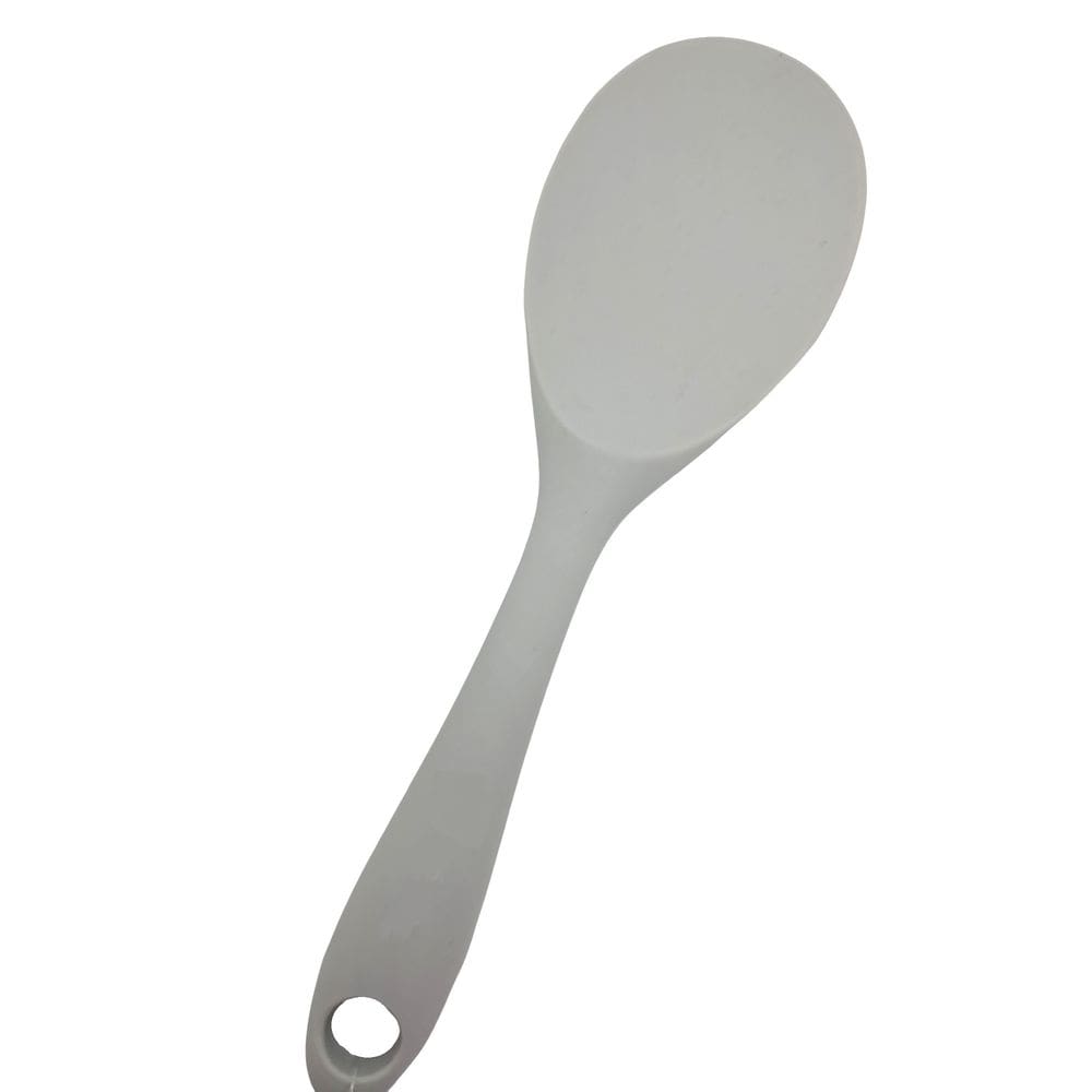 Colher de Arroz Gohan em Silicone Resistente Cinza 22 cm