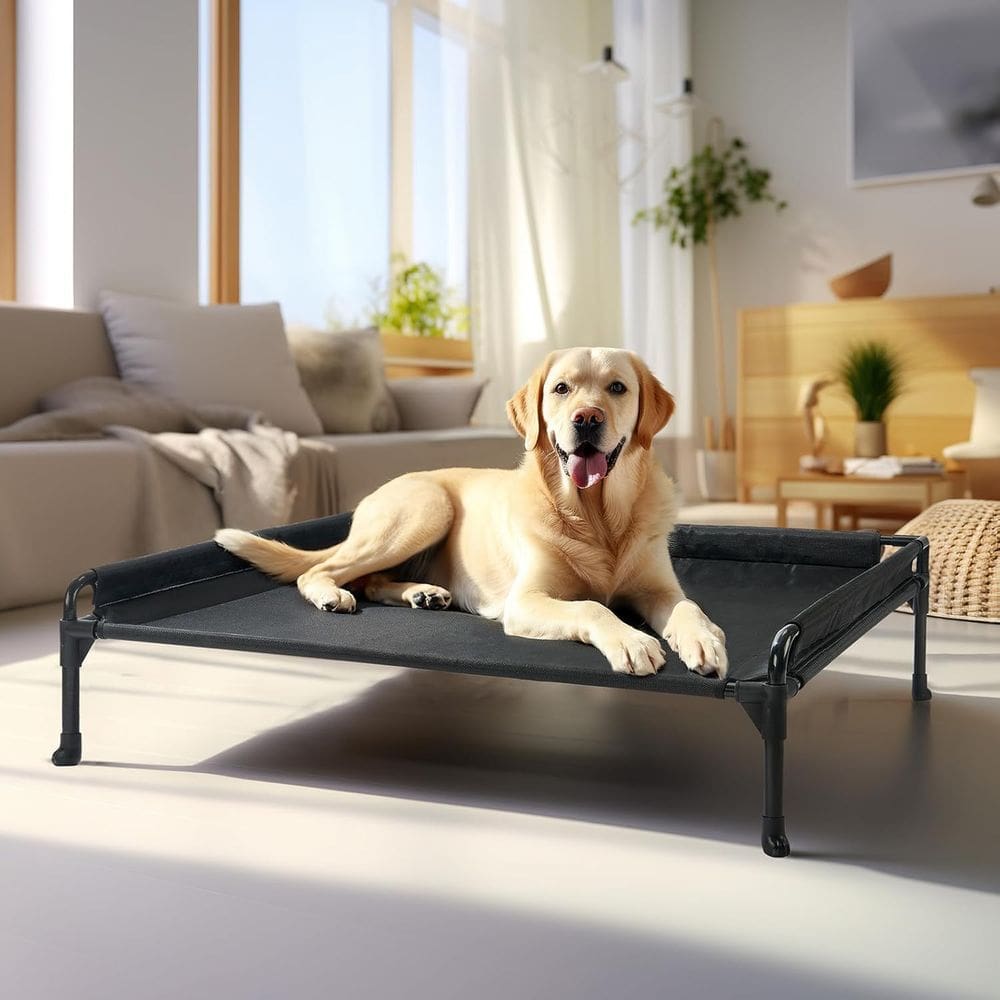 Cama elevada para cães Veehoo Cooling Outdoor para cães grandes