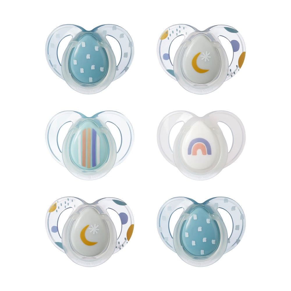 Chupeta Tommee Tippee Nighttime de 6 a 18 meses com brilho no escuro